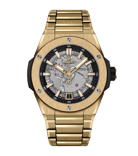 hublot yellow gold watch|hublot watches men gold.